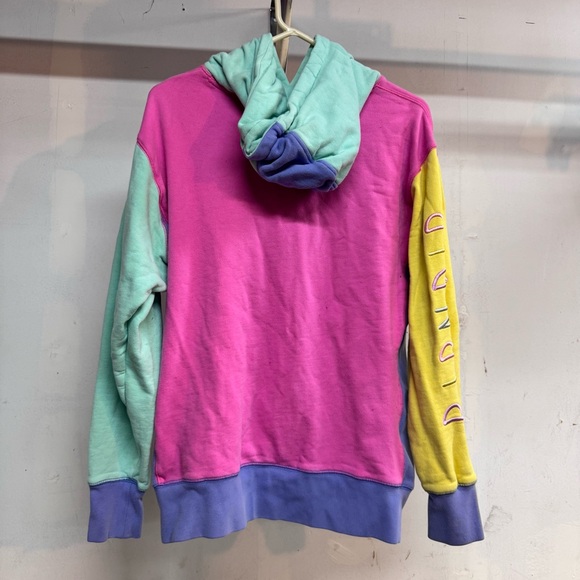 Teddy Fresh X RipNDip Colorblock Hoodie size medium in good condition has stain* - Picture 3 of 5